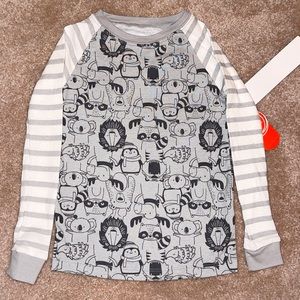 Wonder nation 5t fitted long sleeve pajama top. New